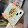 iPhone 14 Plus Cat Claw Mirror TPU Phone Case - Gold