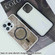 iPhone 14 Plus Contrast Color Denim MagSafe Magnetic Phone Case - Grey