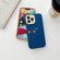 iPhone 14 Plus Smile Face PC Hybrid TPU Phone Case - Blue