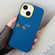 iPhone 14 Plus Smile Face PC Hybrid TPU Phone Case - Royal Blue