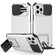 iPhone 14 Plus Stereoscopic Holder Sliding Camshield Phone Case - White