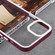 iPhone 14 Plus Two-color Shield TPU + PC Phone Case - Wine Red