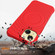 iPhone 14 Plus Wave Texture MagSafe Magnetic Liquid Silicone Phone Case - Red