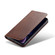 iPhone XR Calf Texture Magnetic Horizontal Flip Leather Case with Holder & Card Slots & Wallet - Brown