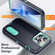 iPhone 14 Plus 3 in 1 Rugged Holder Phone Case - Dark Blue+Light Blue