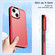 iPhone 14 Plus Double Solid Color Armor Phone Case - Red