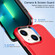 iPhone 14 Plus Double Solid Color Armor Phone Case - Red