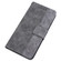 iPhone 14 Plus Geometric Embossed Leather Phone Case - Grey