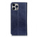 iPhone 14 Plus Magnetic Crazy Horse Texture Horizontal Flip Leather Phone Case - Blue