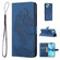 iPhone 14 Plus Tiger Flower Embossing Leather Phone Case - Royal Blue