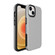 iPhone 14 Plus Triangle Armor Texture Phone Case - Silver