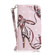 iPhone 16 Pro Max 3D Colored Horizontal Flip Leather Phone Case - Butterfly High-heeled