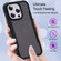 iPhone 16 Pro Max Skin Feel Frosted PC Hybrid TPU Phone Case - Black