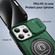 iPhone 16 Pro Max Sliding Camshield TPU Hybrid PC Magnetic Holder Phone Case - Dark Green