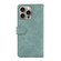 iPhone 16 Pro ABEEL Color Block Magnetic RFID Leather Phone Case - Cyan-Pink