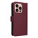 iPhone 16 Pro BETOPNICE BN-005 2 in 1 Detachable Imitate Genuine Leather Phone Case - Wine Red