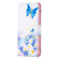 iPhone 16 Pro Colored Drawing Pattern Leather Phone Case - Butterfly Love