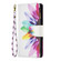 iPhone 16 Pro Colored Drawing Pattern Zipper Phone Leather Case - Sun Flower