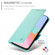 iPhone 16 Pro Side Buckle Magnetic Frosted Leather Phone Case - Mint Green