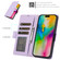 iPhone 16 Pro Side Buckle RFID Anti-theft Leather Phone Case - Light Purple