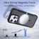 iPhone 16 Pro Skin Feel Frosted MagSafe Magnetic PC Hybrid TPU Phone Case - Black