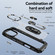 iPhone 16 Pro TPU + PC Lens Protection Phone Case with Ring Holder - Black