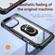 iPhone 16 Pro TPU + PC Lens Protection Phone Case with Ring Holder - Black