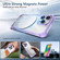 iPhone 16 Pro Transparent MagSafe Magnetic Phone Case - Purple