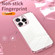 iPhone 16 Pro Transparent Plating Fine Hole Phone Case - Silver