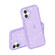 iPhone 16 Plus Shockproof Terminator Glitter Powder Phone Case - Purple