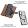 iPhone 16 Plus ViLi GVB Series MagSafe Magnetic RFID Leather Phone Case - Brown