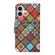 iPhone 16 3D Colored Drawing Flip Leather Phone Case - Ethnic Totem