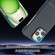 iPhone 16 Stitching Cloth PU Shockproof Phone Case - Dark Blue