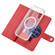 iPhone 16 ViLi GHA-C Series RFID MagSafe Magnetic Flip Leather Phone Case - Red