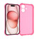 iPhone 16 Water Ripple Fine Hole TPU Phone Case - Pink