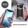 iPhone 16e Sliding Camera IP68 Waterproof Holder Phone Case - Silver