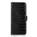 iPhone 16e Crocodile Top Layer Cowhide Leather Phone Case - Black