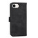 iPhone 16e Dierfeng Dream Line TPU + PU Leather Phone Case - Black