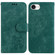 iPhone 16e Little Tiger Embossed Leather Phone Case - Green