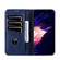 iPhone 16e AZNS Magnetic Calf Texture Flip Leather Phone Case - Dark Blue