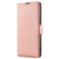 iPhone 16e Ultra-thin Voltage Side Buckle Horizontal Flip Leather Phone Case - Rose Gold