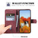 iPhone 16e TTUDRCH Embossed Line Splicing Leather Phone Case - Wine Red