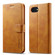 LC.IMEEKE Calf Texture Horizontal Flip Leather Case iPhone 16e - Yellow
