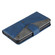 iPhone 16e Nail Skin Feel Stitching Calf Texture Leather Phone Case - Blue