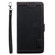 iPhone 16e Retro Splicing Horizontal Flip Leather Phone Case - Black