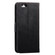 iPhone 16e Retro Splicing Horizontal Flip Leather Phone Case - Black