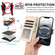 iPhone 16e Side Buckle RFID Anti-theft Leather Phone Case - Apricot