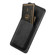 iPhone 16e Retro Leather Card Bag Magnetic Phone Case - Black