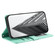 iPhone 16e Simple 6-Card Wallet Leather Phone Case - Green