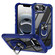 iPhone 16e TPU + PC Lens Protection Phone Case with Ring Holder - Blue